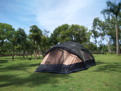 Family Tent with separated rooms and big space ideal for family and social gathering
