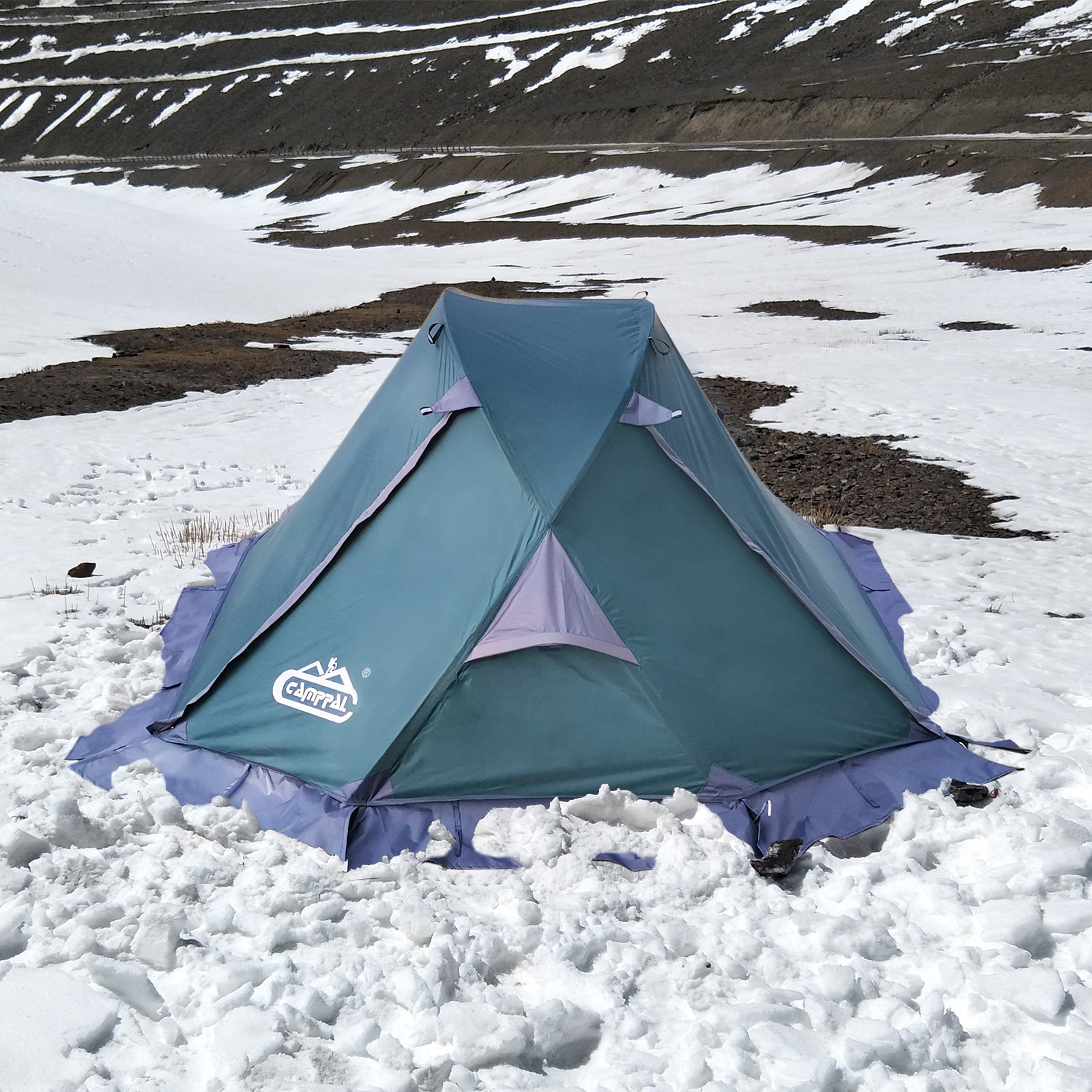 4 season 1 man tent Camppal Professional One Person 4 Seasons Lightweight Backpacking Tent with Water/Rain/Wind/Storm/Snow Proof, Ideal for Solo Camping, Hiking, Trekking