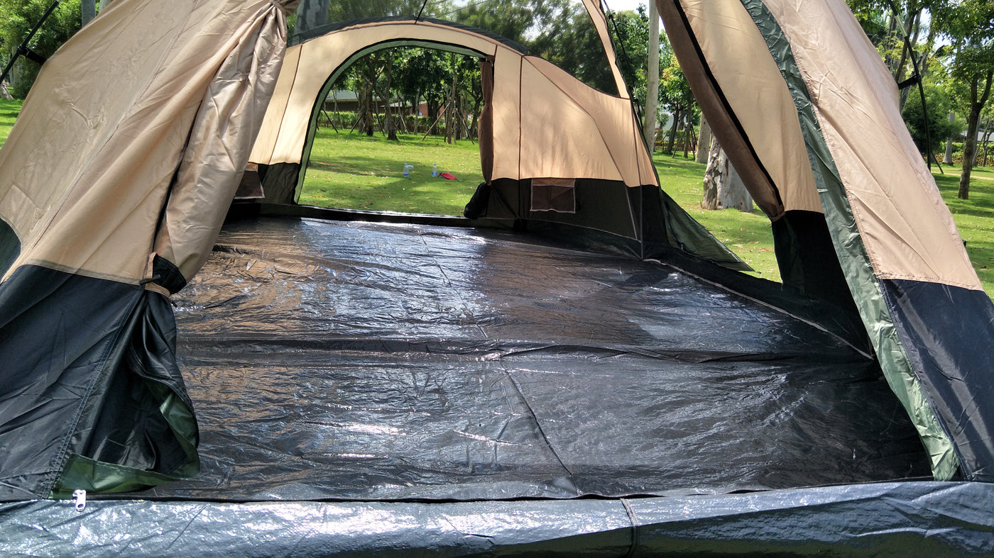 Family Tent with separated rooms and big space ideal for family and social gathering
